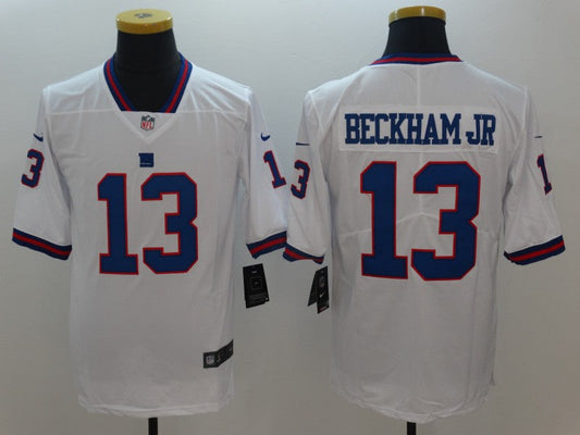 Men's New York Giants Odell Beckham Jr. #13 White Game Player Jersey1