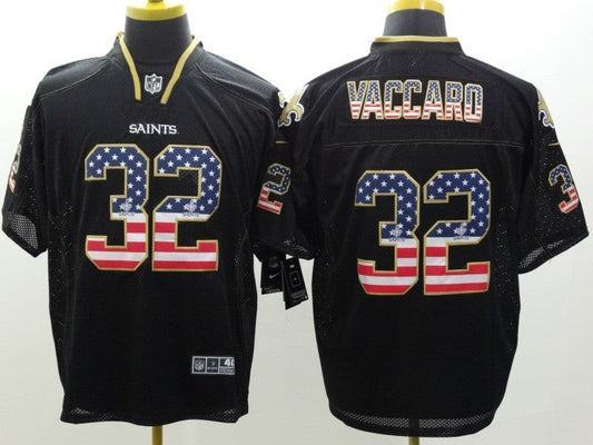Men's New Orleans Saints Kenny Vaccaro #32 Black Player Game Jersey1