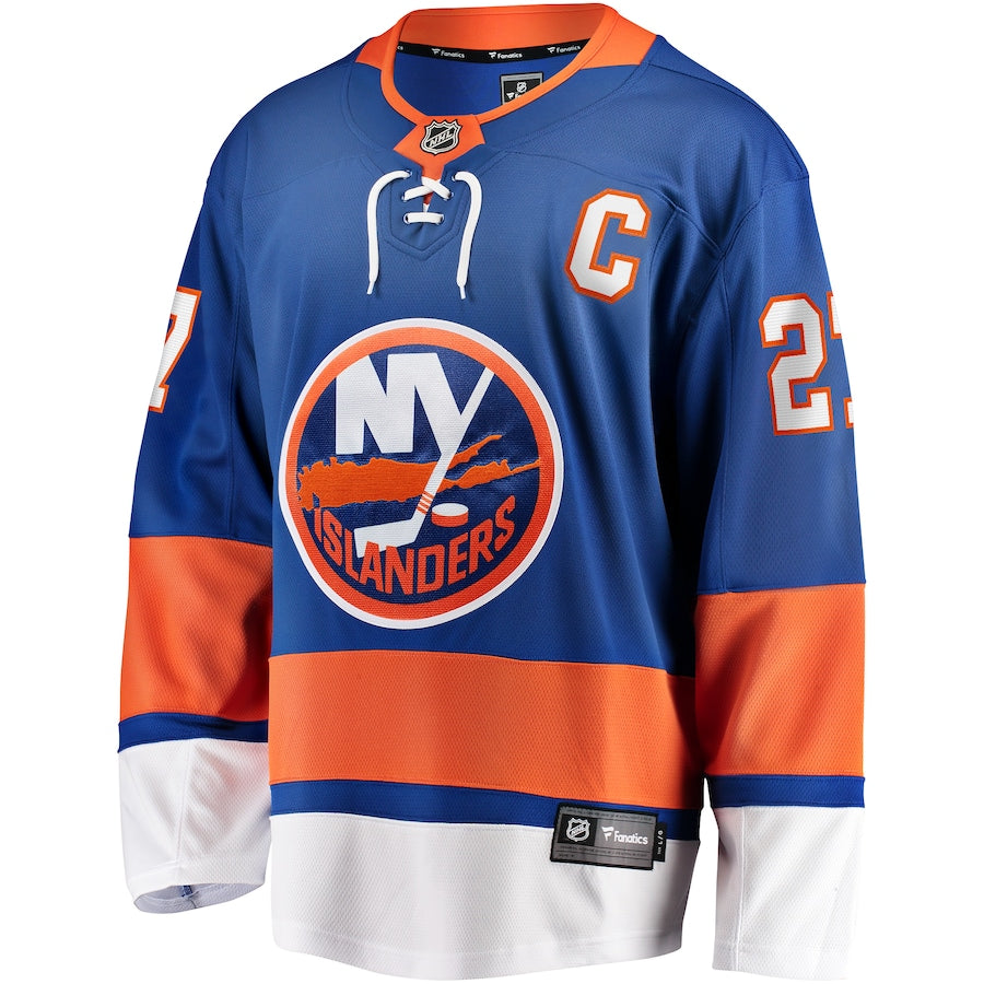Anders Lee New York Islanders   Home Captain Patch Breakaway  Jersey - Royal