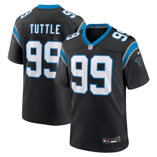 Shy Tuttle Carolina Panthers Nike Game   Jersey - Black