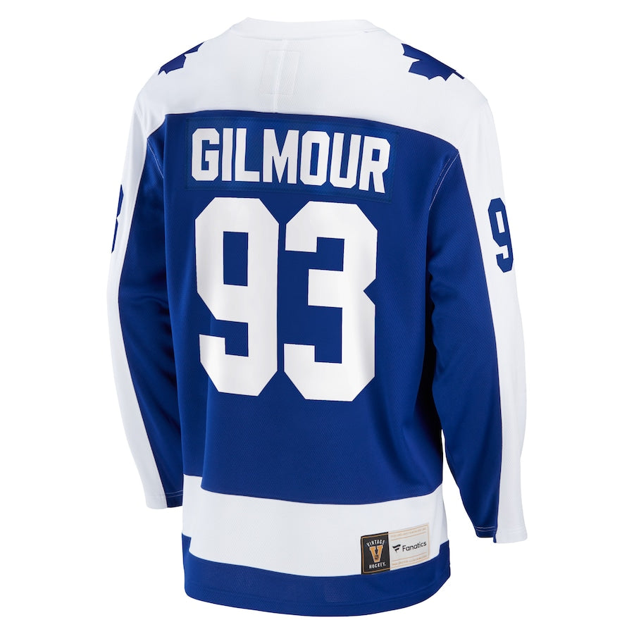 Doug Gilmour Toronto Maple Leafs  Breakaway Retired  Jersey - Blue