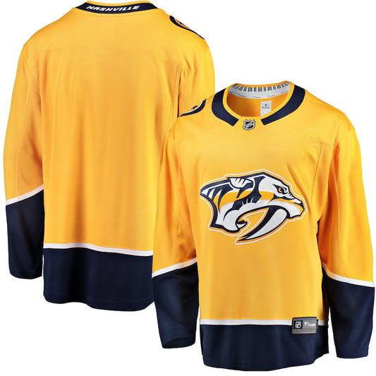 Nashville Predators   Breakaway Home Jersey - Gold