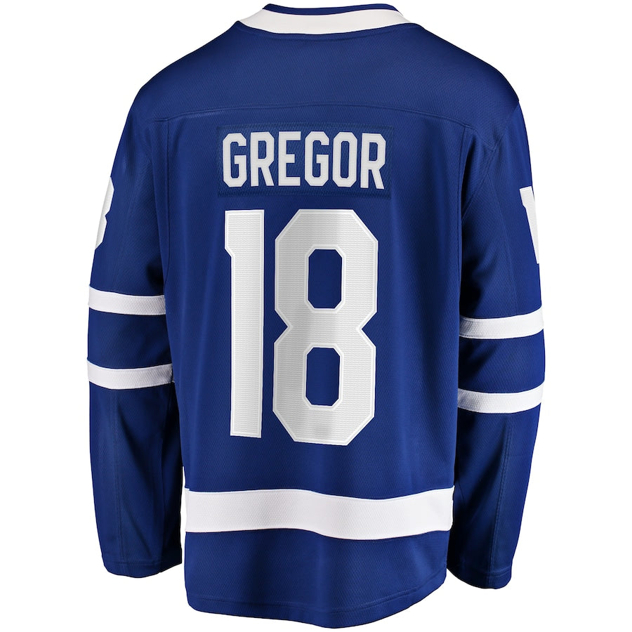 Noah Gregor Toronto Maple Leafs  Home Premier Breakaway  Jersey - Blue