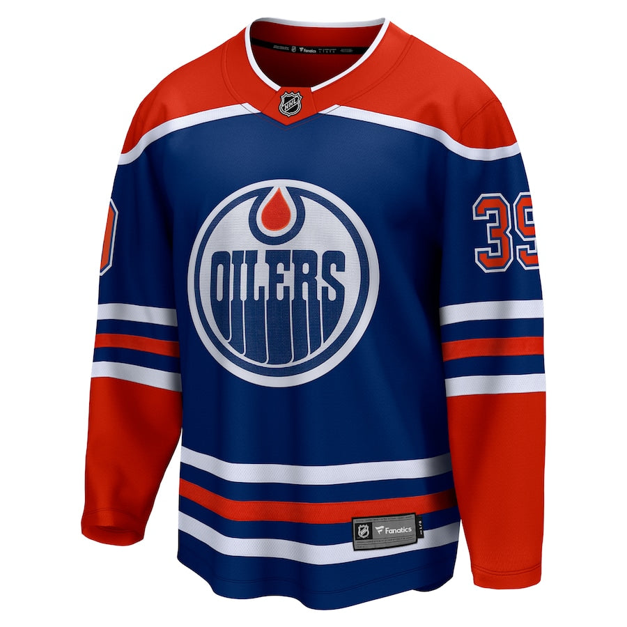Sam Carrick Edmonton Oilers   Home Premier Breakaway  Jersey - Royal