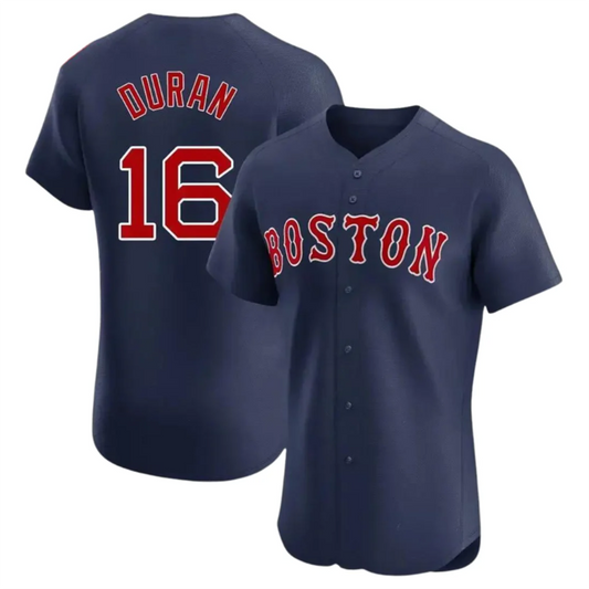 B.Red Sox #16 Jarren Duran Player Navy Limited Elite Stitched Baseball Jerseys