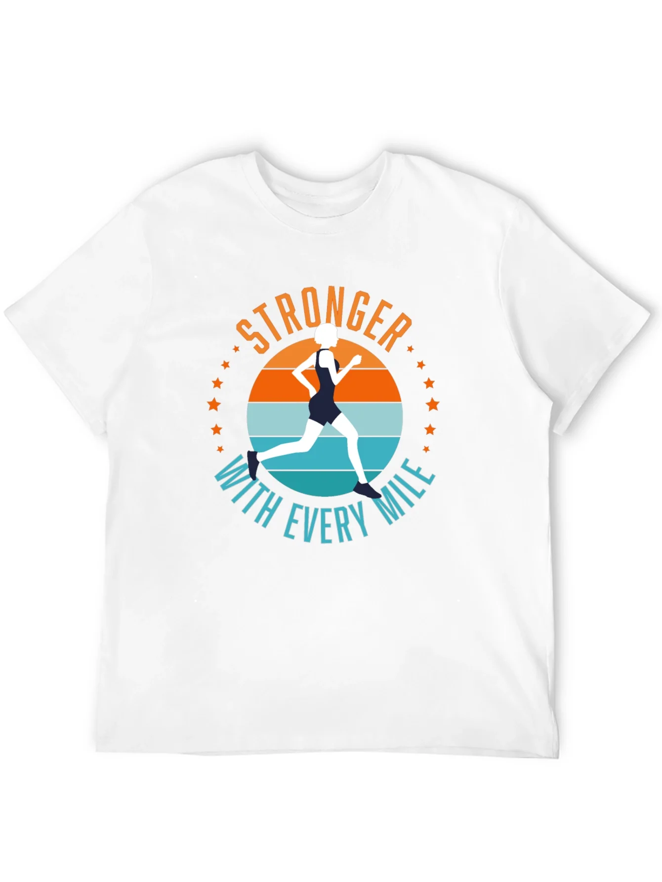 Stronger with Every Mile Running T-Shirt