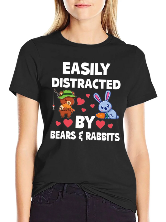Easily Distracted by Bears & Rabbits T-Shirt