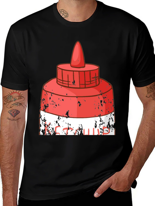 Funny Ketchup Graphic T-Shirt
