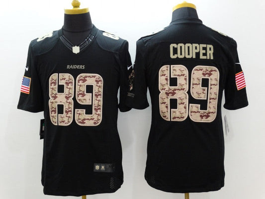 Men's Las Vegas Raiders Amari Cooper #89 Black Game Player Jersey1