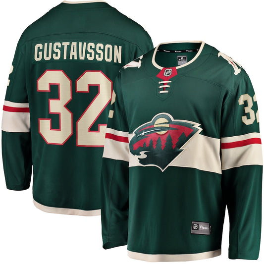 Filip Gustavsson Minnesota Wild   Home Breakaway  Jersey - Green
