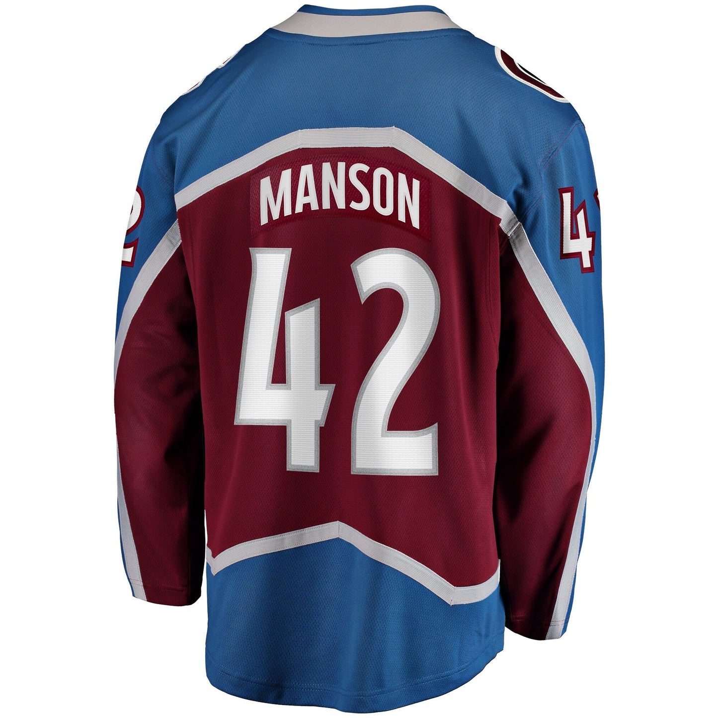 Josh Manson Colorado Avalanche   Home Breakaway  Jersey - Burgundy