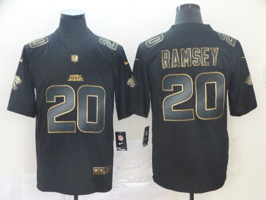 Men's Jacksonville Jaguars #20 Jalen Ramsey Black Game Jersey1