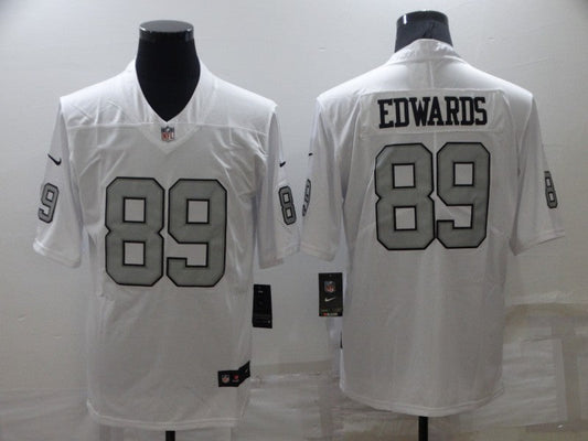 Men's Las Vegas Raiders Bryan Edwards #89 White Game Player Jersey1