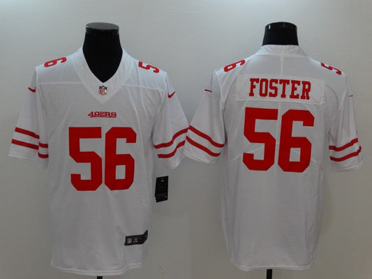 Men's San Francisco 49ers Ruben Foster #56 White Game Player Jersey1