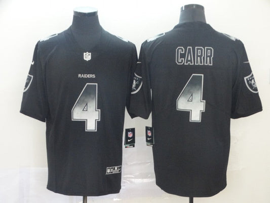 Men's Las Vegas Raiders #4 Derek Carr Black Game Jersey1