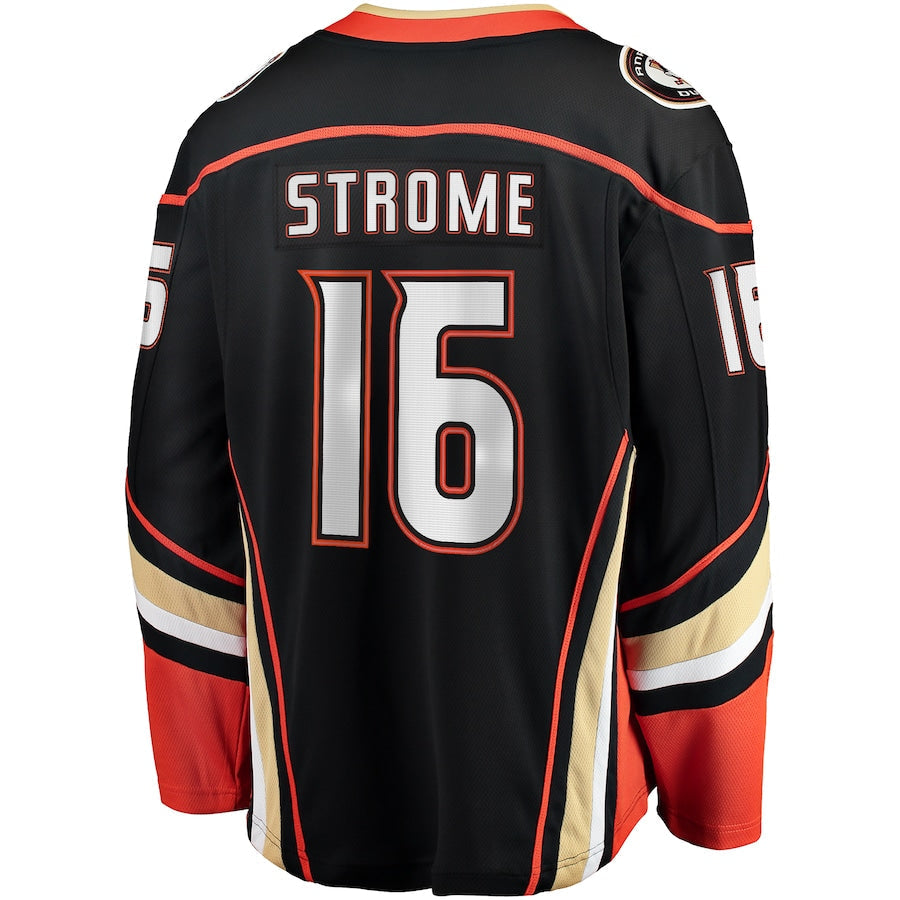 Ryan Strome Anaheim Ducks   Home Breakaway Jersey - Black