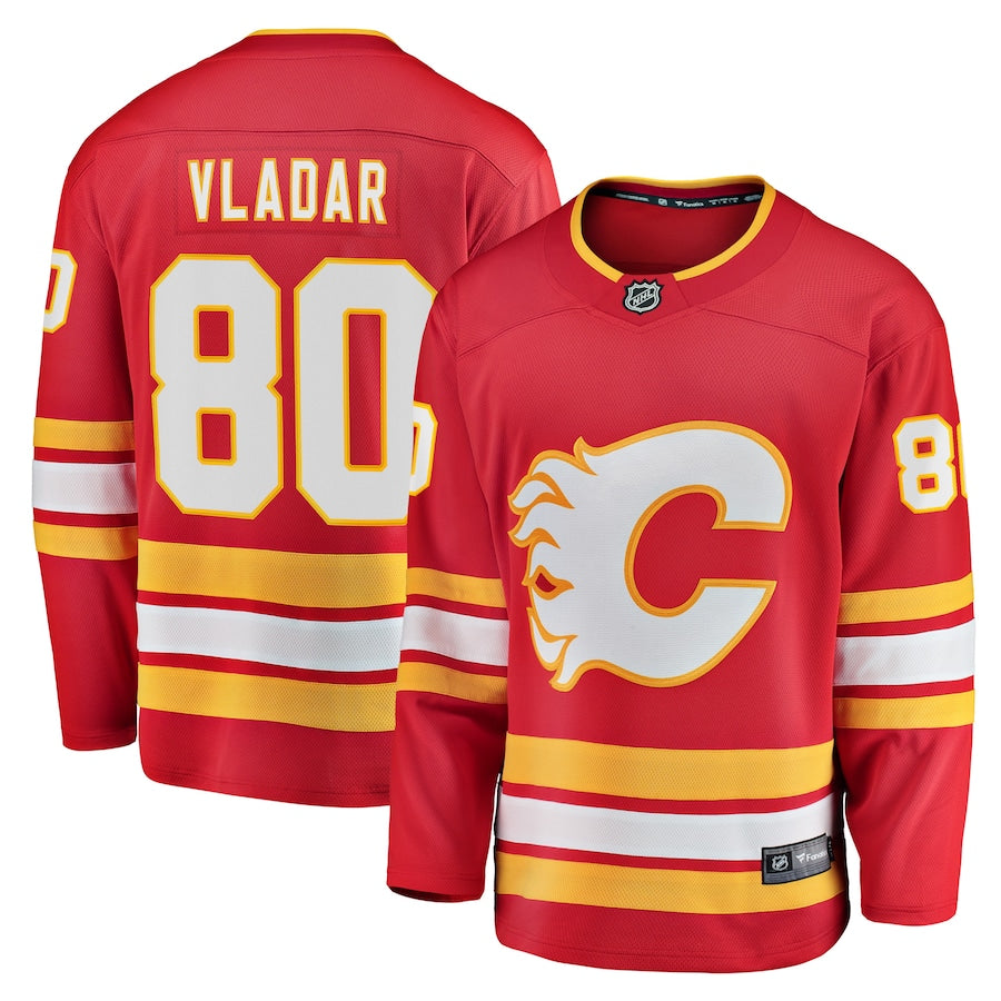 Daniel Vladar Calgary Flames   Home Breakaway  Jersey - Red
