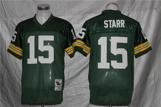 Men's Green Bay Packers Bart Starr  Green Legacy Replica Jersey1