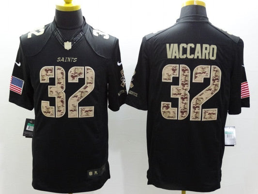 Men's New Orleans Saints Kenny Vaccaro #32 Black Game Player Jersey1