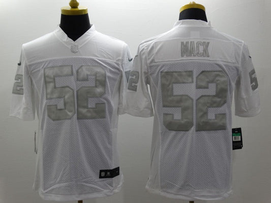 Men's Las Vegas Raiders Khalil Mack #52 White Game Jersey1