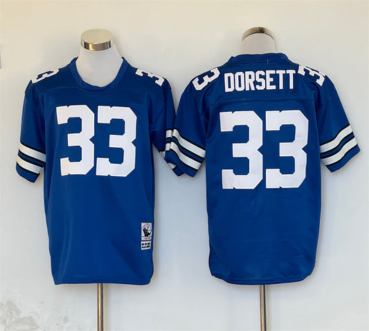Men's Dallas Cowboys Tony Dorsett  Blue Legacy Replica Jersey1