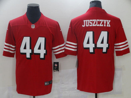 Men's San Francisco 49ers Kyle Juszczyk #44 Red Game Player Jersey1