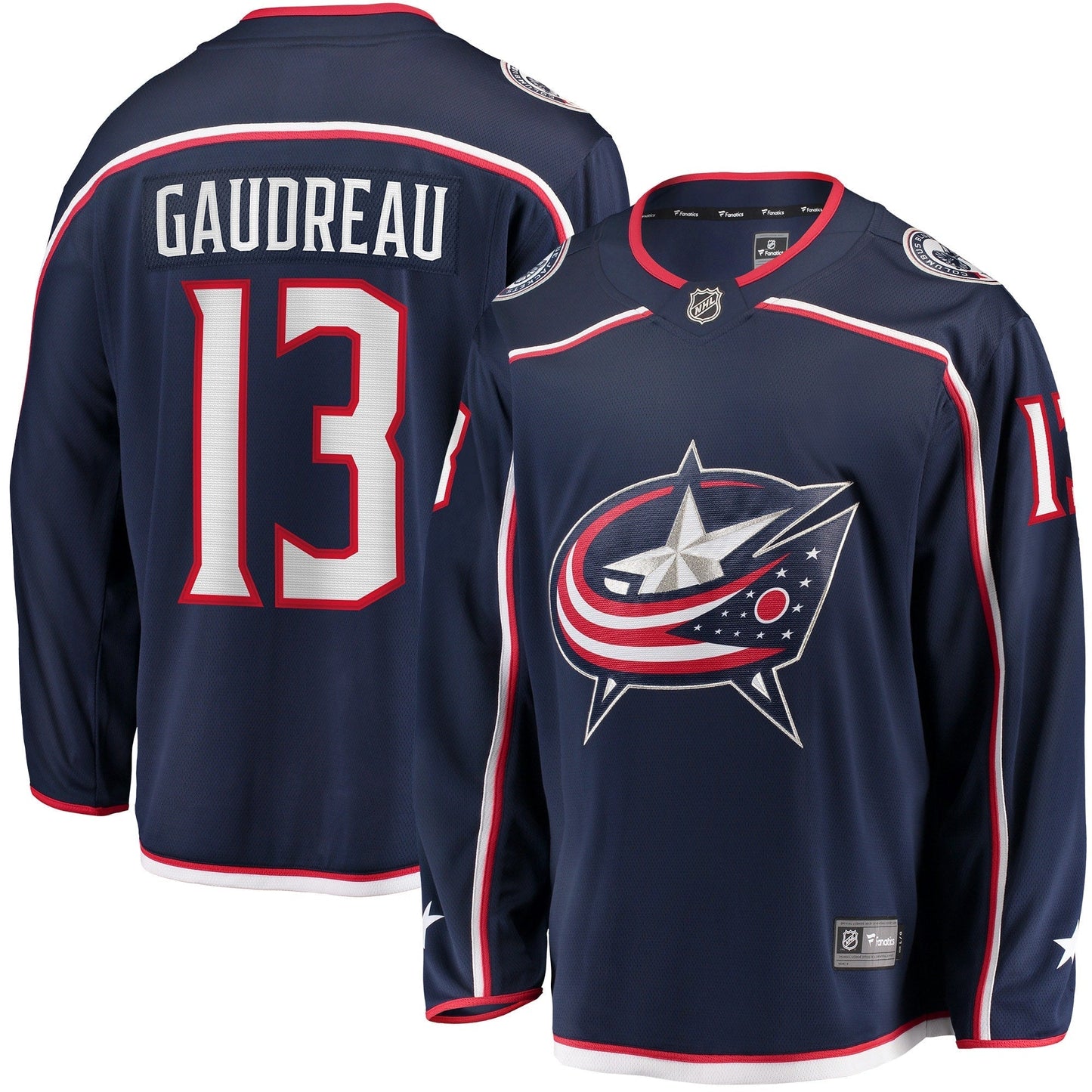 Johnny Gaudreau Columbus Blue Jackets   Breakaway  Jersey - Navy