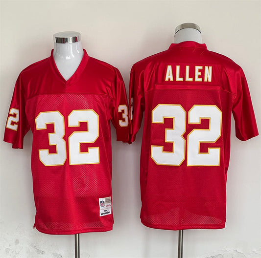 Men's Kansas City Chiefs Marcus Allen  Red Legacy Replica Jersey1