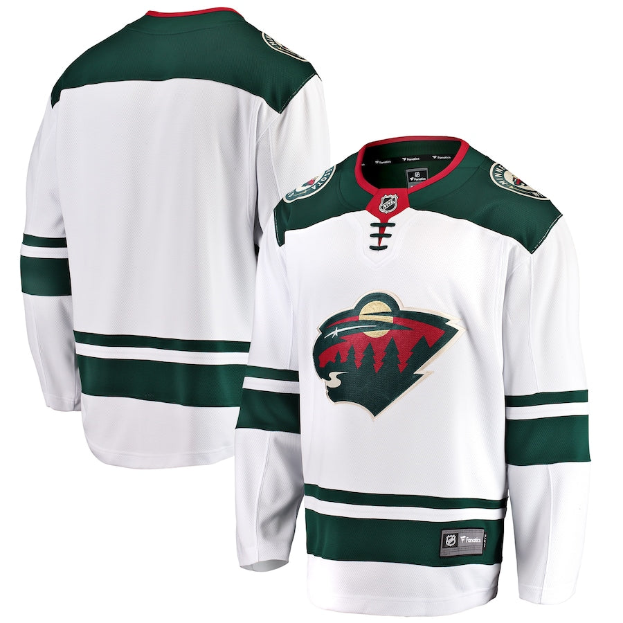 Minnesota Wild   Breakaway Away Jersey - White
