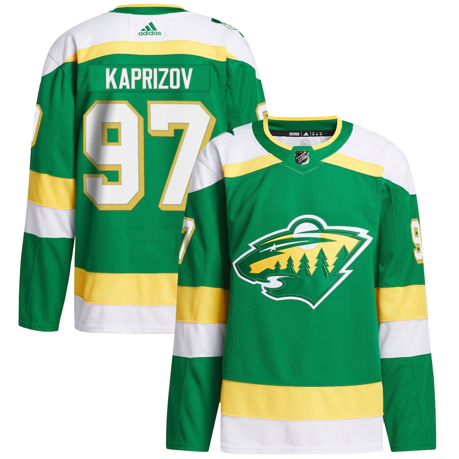 Kirill Kaprizov Minnesota Wild   2023/24 Alternate Primegreen   Jersey - Green