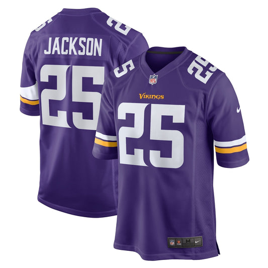Theo Jackson Minnesota Vikings Nike Home Game   Jersey - Purple