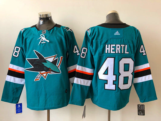 Men's San Jose Sharks Tomas Hertl #48 Teal Breakaway Player Jersey1