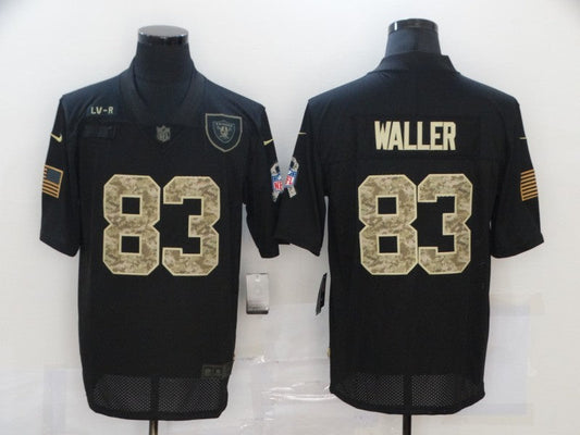 Men's Las Vegas Raiders Darren Waller #83 Black Game Jersey1