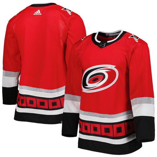 Carolina Hurricanes   2022-23 25th Anniversary Primegreen   Jersey - Red