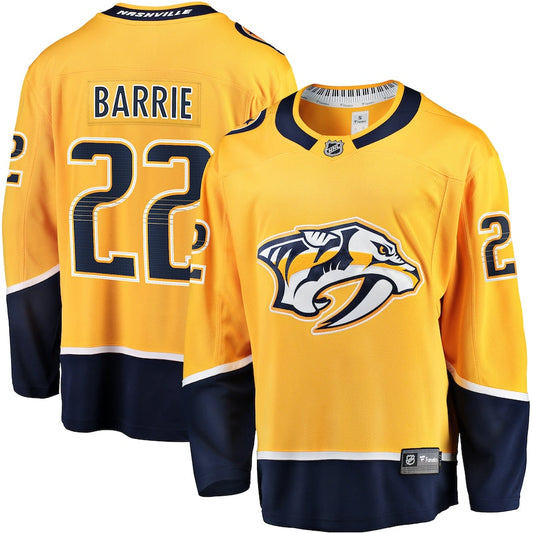 Tyson Barrie Nashville Predators   Home Breakaway Jersey - Gold