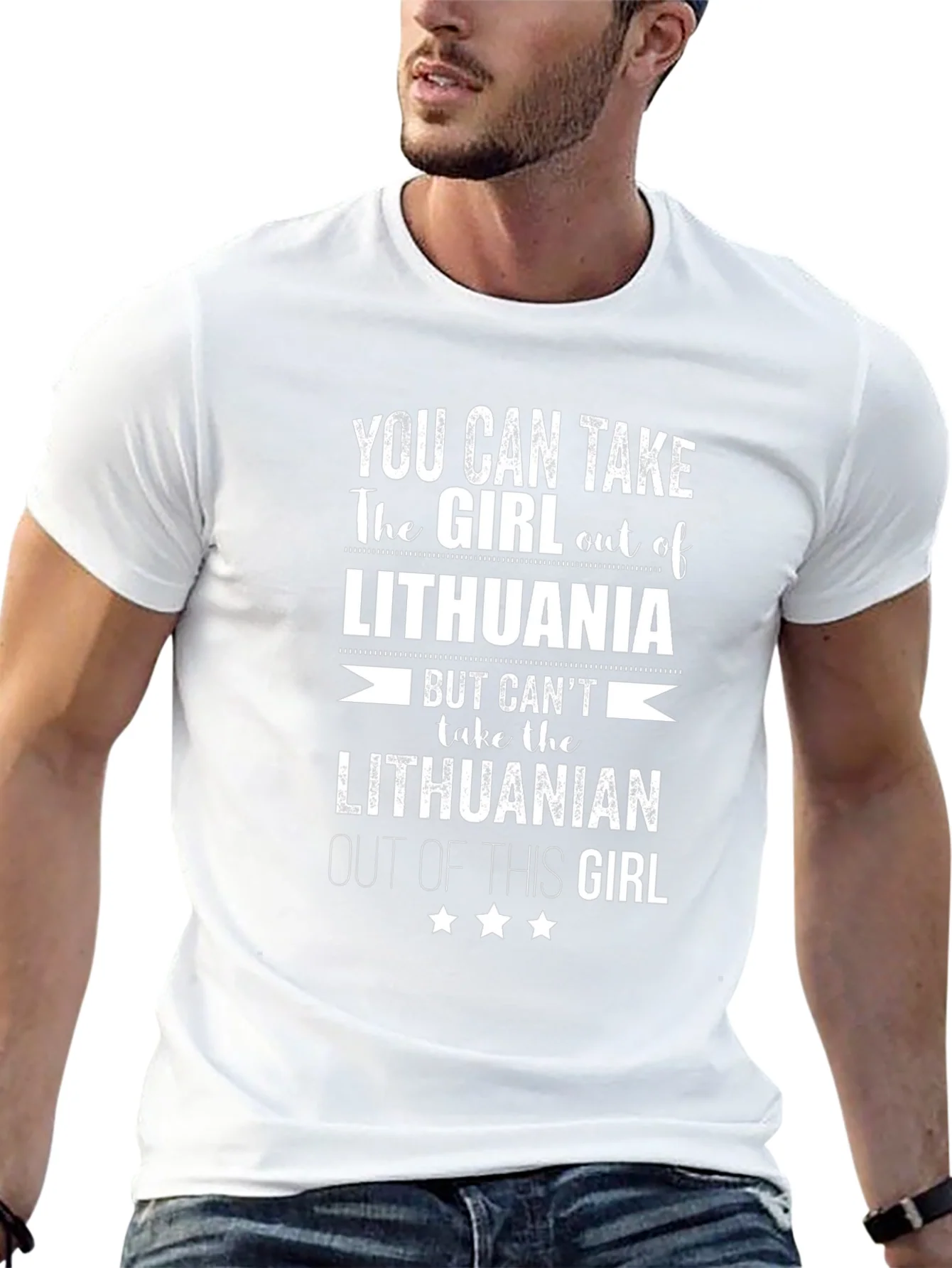 Lithuanian Girl T-Shirt - Unique Novelty Graphic Tee