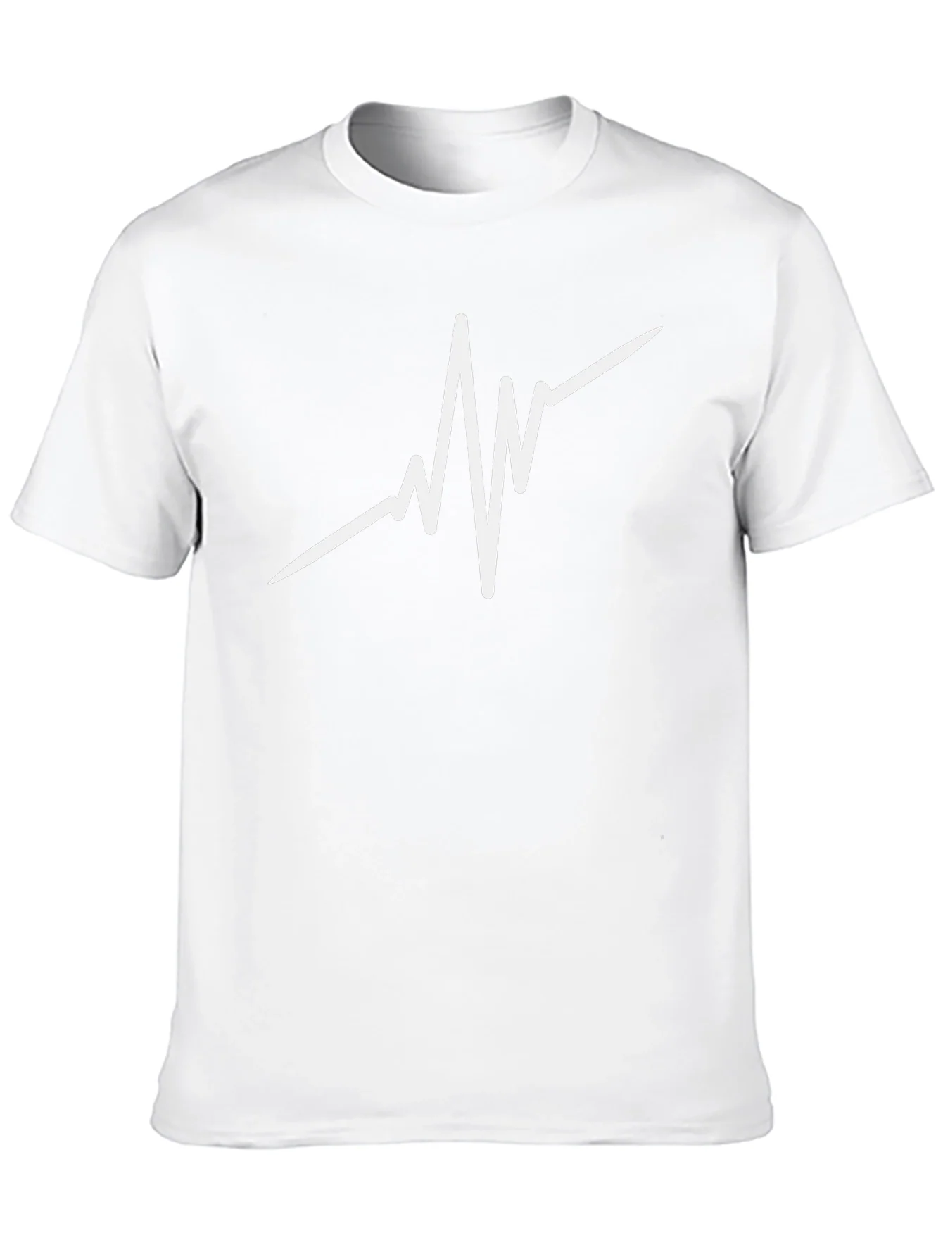 Heartbeat Graphic Black T-Shirt
