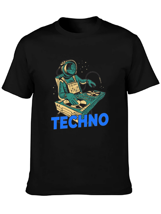 Astronaut DJ Techno T-Shirt